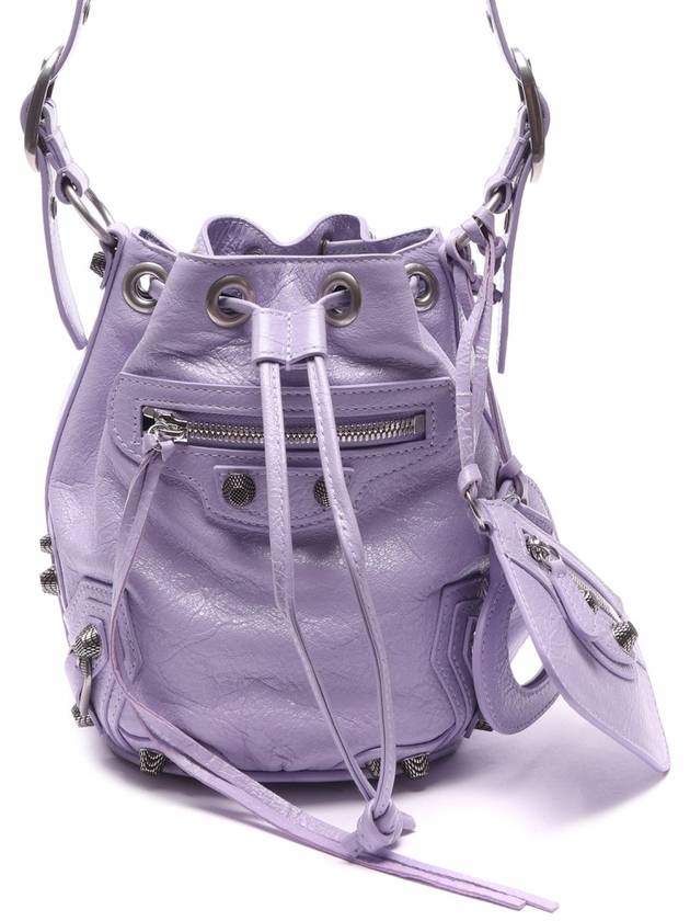 Le Cagole Bucket Bag Purple - BALENCIAGA - BALAAN 3