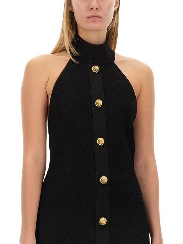 Balmain Mini "Vichy" Dress - BALMAIN - BALAAN 4