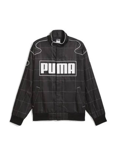 Archive Seasonal Relaxed Racer Jacket Black - PUMA - BALAAN 1