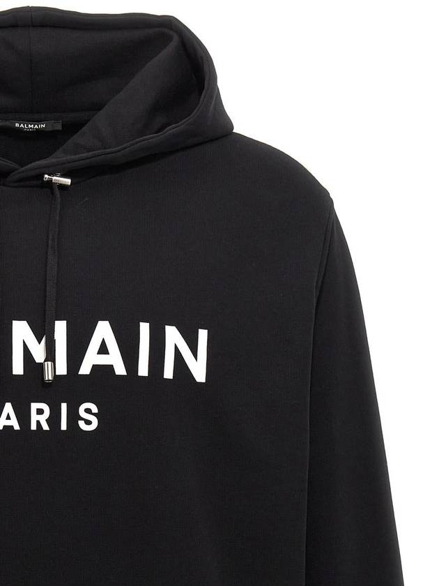 Balmain Logo Print Hoodie - BALMAIN - BALAAN 3