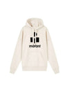 Mansel Logo Hoodie Ivory - ISABEL MARANT ETOILE - BALAAN 1