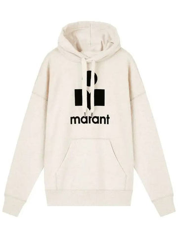 Mansel Logo Hoodie Ivory - ISABEL MARANT ETOILE - BALAAN 1