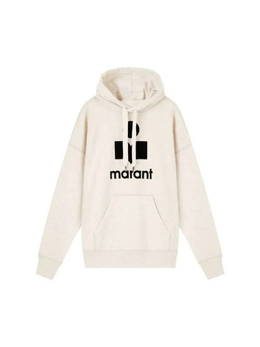 Mansel Logo Hoodie Ivory - ISABEL MARANT ETOILE - BALAAN 1