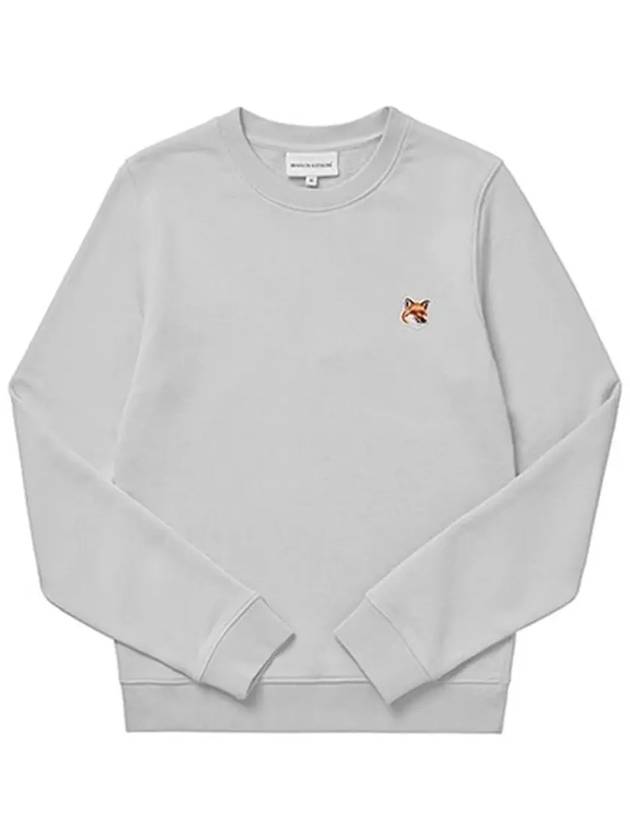 Fox Head Patch Regular Sweatshirt Grey - MAISON KITSUNE - BALAAN 4