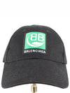 BB green logo ball cap L - BALENCIAGA - BALAAN 3