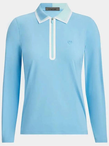 Women s Color Block Silky Tech Nylon Quarter Zip Polo GLP000048 FOU - G/FORE - BALAAN 1