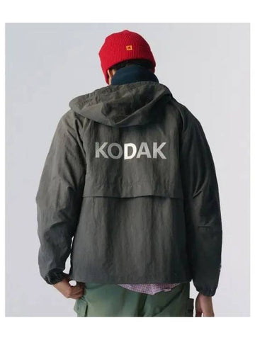 KODAK Cinekodak Washing Hooded Jacket CHARCOAL - KODO - BALAAN 1