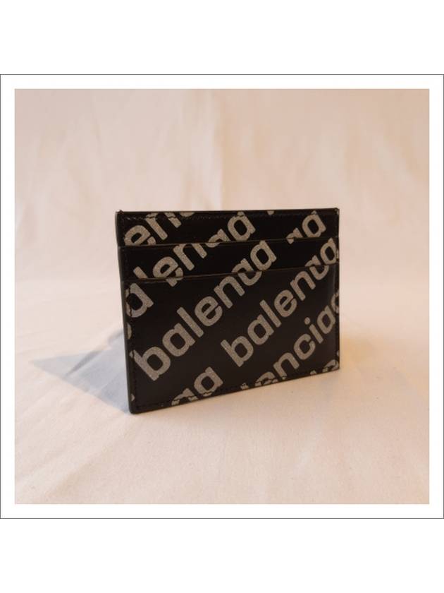 All Over Logo Card Wallet Black - BALENCIAGA - BALAAN 4