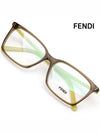 Glasses frame F945 209 square transparent horn frame - FENDI - BALAAN 3