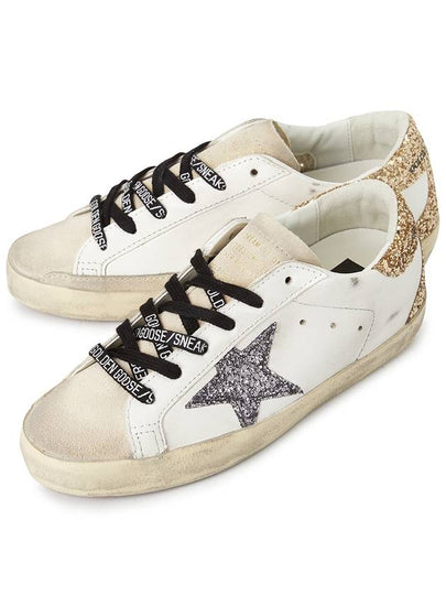 Super-Star Glittered Sneakers White - GOLDEN GOOSE - BALAAN 2