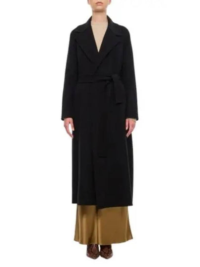 Paolore Virgin Wool Single Coat Black - MAX MARA - BALAAN 2