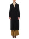 Paolore Virgin Wool Single Coat Black - MAX MARA - BALAAN 1