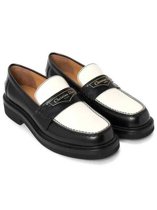 Boy Brushed Calfskin Loafer White Black - DIOR - BALAAN 2