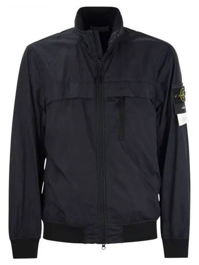 Garment Dyed Crinkle Reps R-Nylon Jacket Blue - STONE ISLAND - BALAAN 2