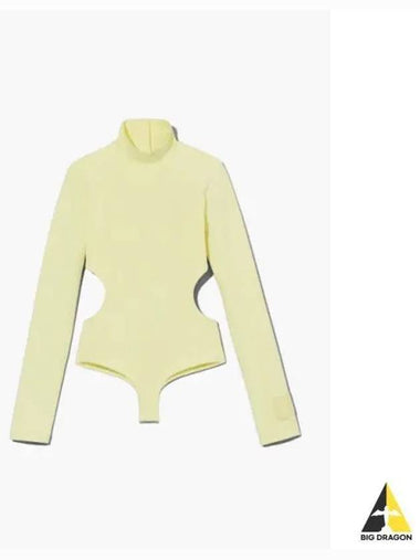 Cutout Bodysuit Tender Yellow MJTAS23003YEX - MARC JACOBS - BALAAN 1