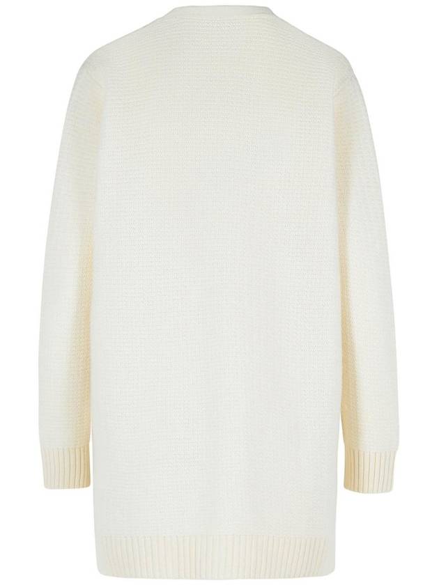 Max Mara 'Ravello' White Wool Blend Cardigan - MAX MARA - BALAAN 3