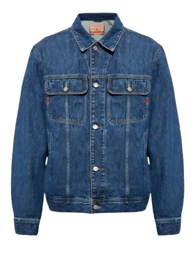 Men's D Barcy Denim Jacket Blue - DIESEL - BALAAN 2