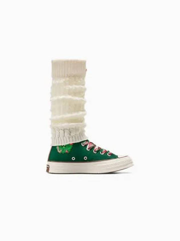 Chuck70 Christmas Gingerbread Knit Sock Midnight Clover A12455C - CONVERSE - BALAAN 1