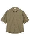 Double Pocket Short Sleeve Khaki - LEMAIRE - BALAAN 2