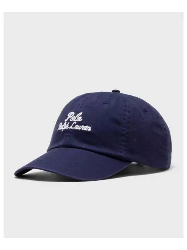 Chain Stitch Logo Ball Cap Navy - POLO RALPH LAUREN - BALAAN 2