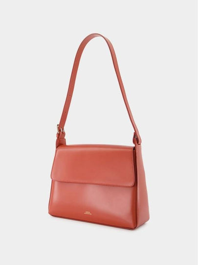 Virginie Flap Shoulder Bag - A.P.C. - Leather - Red - A.P.C. - BALAAN 2