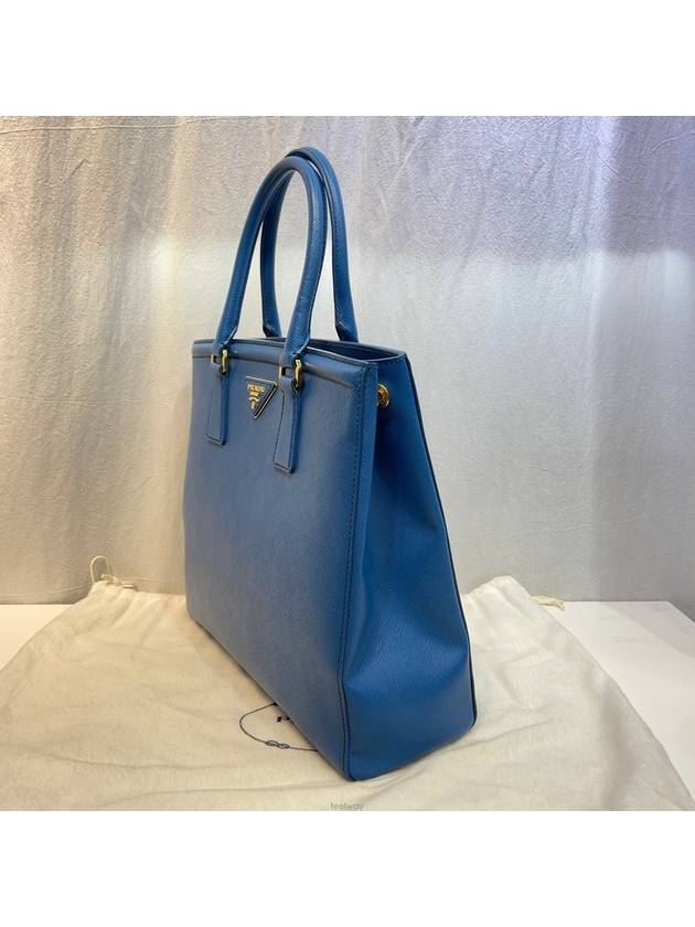 New level B2411M Saffiano Lux Papaya Tote and Shoulder Bag - PRADA - BALAAN 3