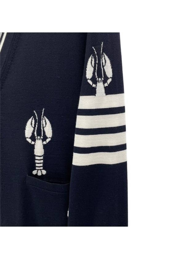 Armband lobster wool cardigan MKC415A - THOM BROWNE - BALAAN 4