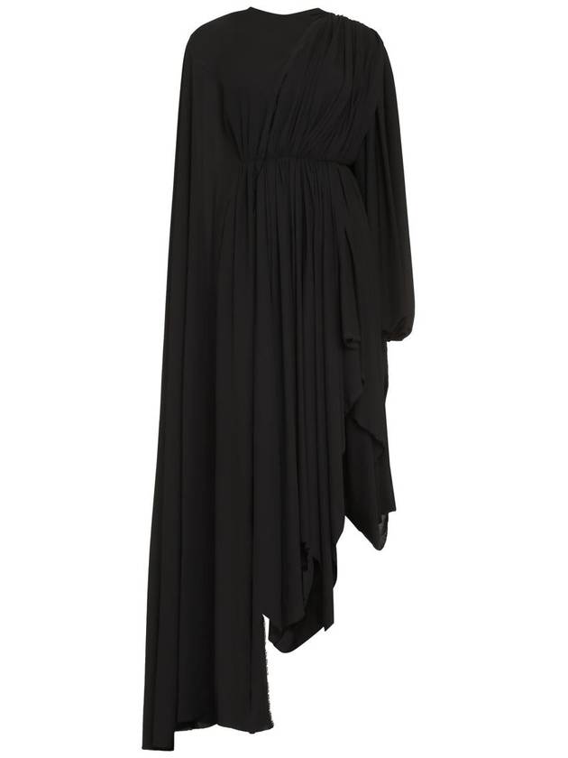 black all in asymmetrical dress 768709TGO081000 B0560955650 - BALENCIAGA - BALAAN 2