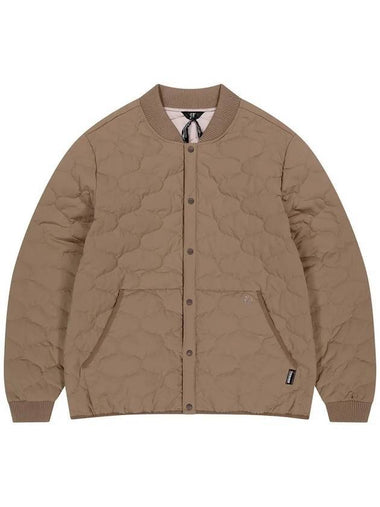 Wave Quilted Light Padded Jacket Camel - OFFGRID - BALAAN 1