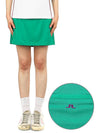 Women's Amelie Midi Golf A Line Skirt Green - J.LINDEBERG - BALAAN 2