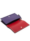 Rockstud Flap ClutchJW2B0399NBD V18 Purple - VALENTINO - BALAAN 5