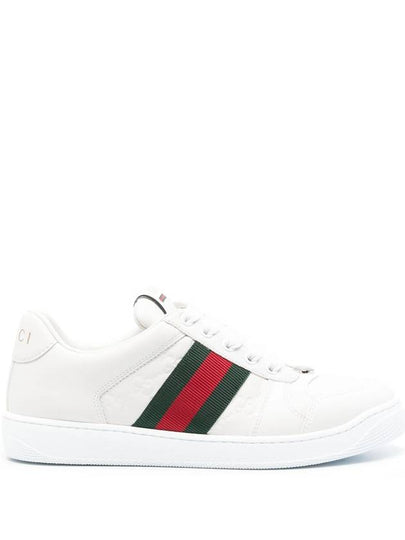 Screener Low Top Sneakers White - GUCCI - BALAAN 2