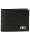 ID Window Gancini Half Wallet Black - SALVATORE FERRAGAMO - BALAAN 2