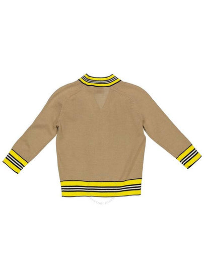 Burberry Boys Archive Beige Icon Stripe Cardigan, Size 4Y - BURBERRY - BALAAN 2