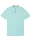 Logo Patch Washing Polo Shirt Mint - STONE ISLAND - BALAAN 2