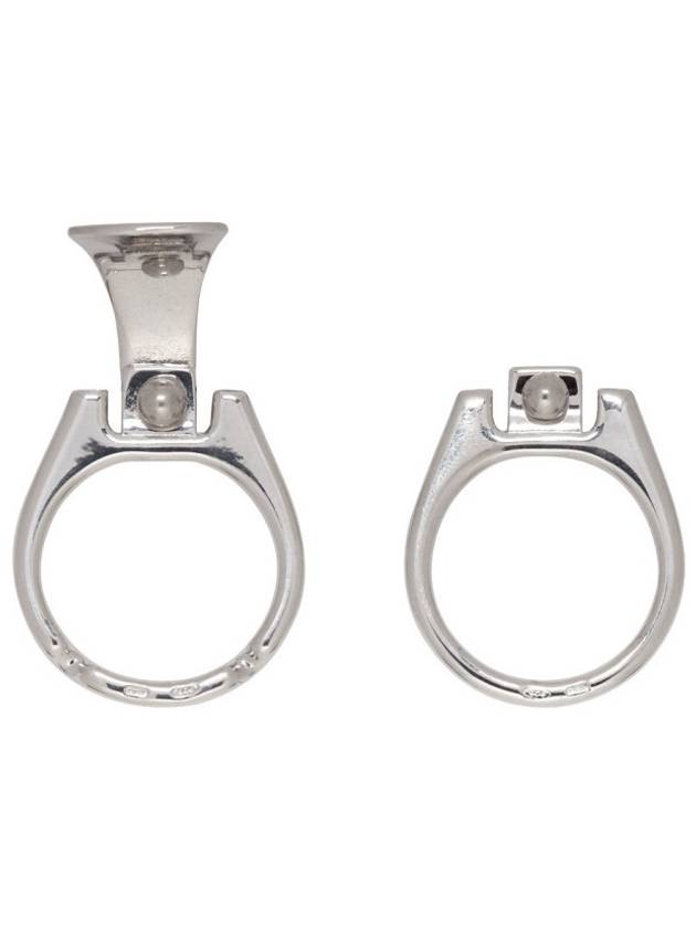 Silver Can Tab Hoop Earrings - RAF SIMONS - BALAAN 2