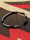 Black Antique Silver Beads Bracelet - KND - BALAAN 1