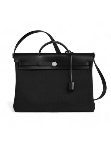 Herbag 39 Messenger Bag Noir - HERMES - BALAAN 1