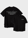 Roffle lettering overfit short sleeve t-shirt black - ELIMENO - BALAAN 2