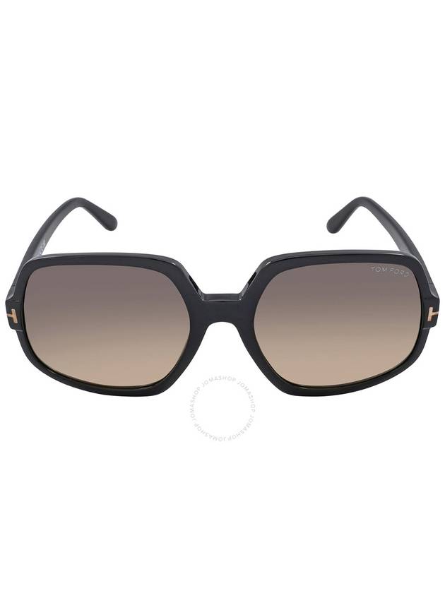 Eyewear Square Sunglasses Black Gradient Smoke - TOM FORD - BALAAN 2