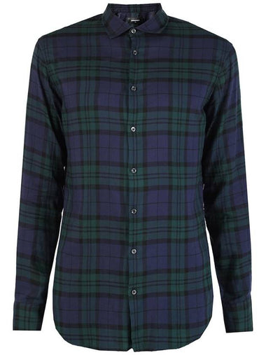 tartan check shirt - DSQUARED2 - BALAAN 1