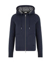 oblique hooded zip-up navy - DIOR - BALAAN 1