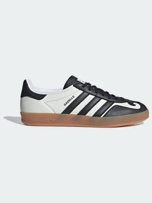 Gazelle Indoor Low Top Sneakers White Black - ADIDAS - BALAAN 2