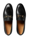 Women's Jordaan Horsebit Leather Loafers Black - GUCCI - BALAAN 2