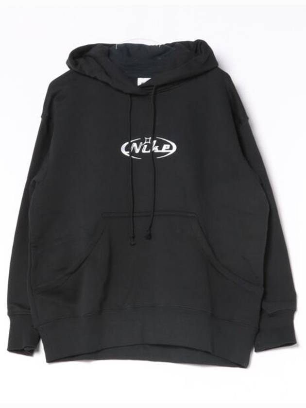 Sportswear Oversized Pullover Hoodie Black - NIKE - BALAAN 2