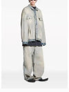 Oversized Washed Denim Jacket Blue - BALENCIAGA - BALAAN 4