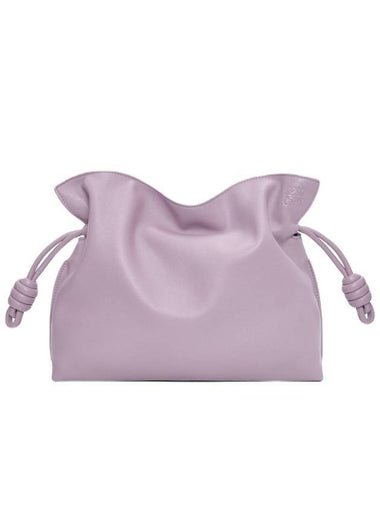 Flamenco Nappa Calfskin Clutch Bag Purple - LOEWE - BALAAN 1