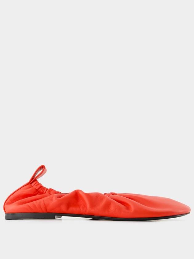 Ballerinas - Jil Sander - Leather - Red - JIL SANDER - BALAAN 1