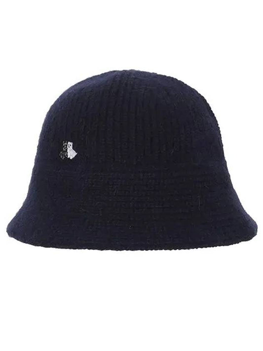 Women’s Knit Bucket Hat 8502LXAKNAVY - BLACK&WHITE - BALAAN 2