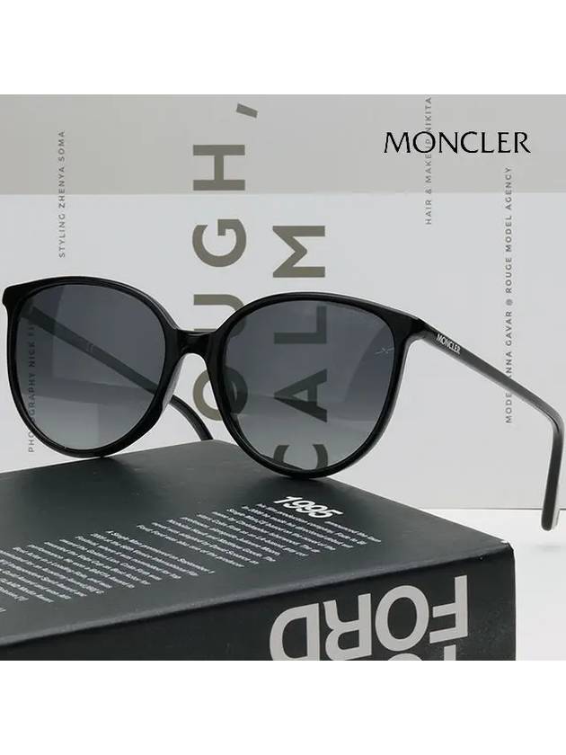 Eyewear Round Sunglasses Black - MONCLER - BALAAN 3